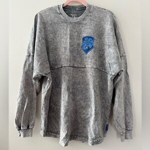 Harry Potter Ravenclaw Spirit Jersey Long Sleeve Grey Blue Medium